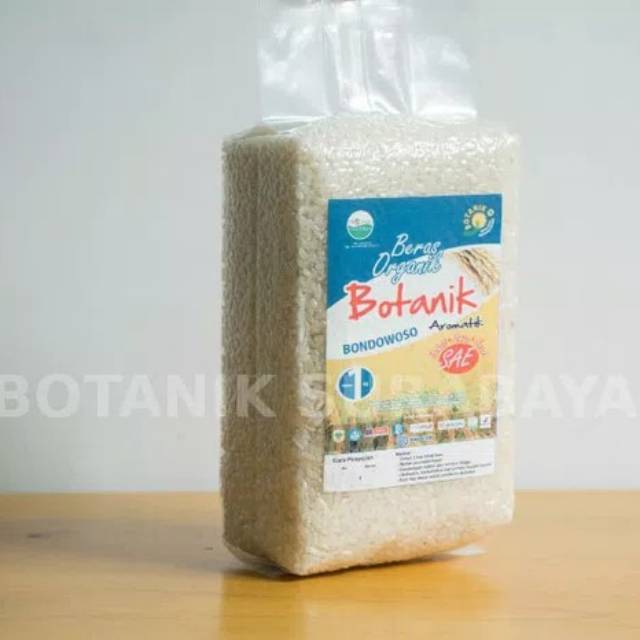 

Beras Putih Organik Aromatik Pandan Wangi - Botanik