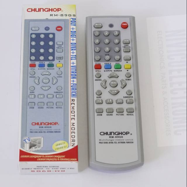 Remot tv CHUNGHOP RM 89 GS