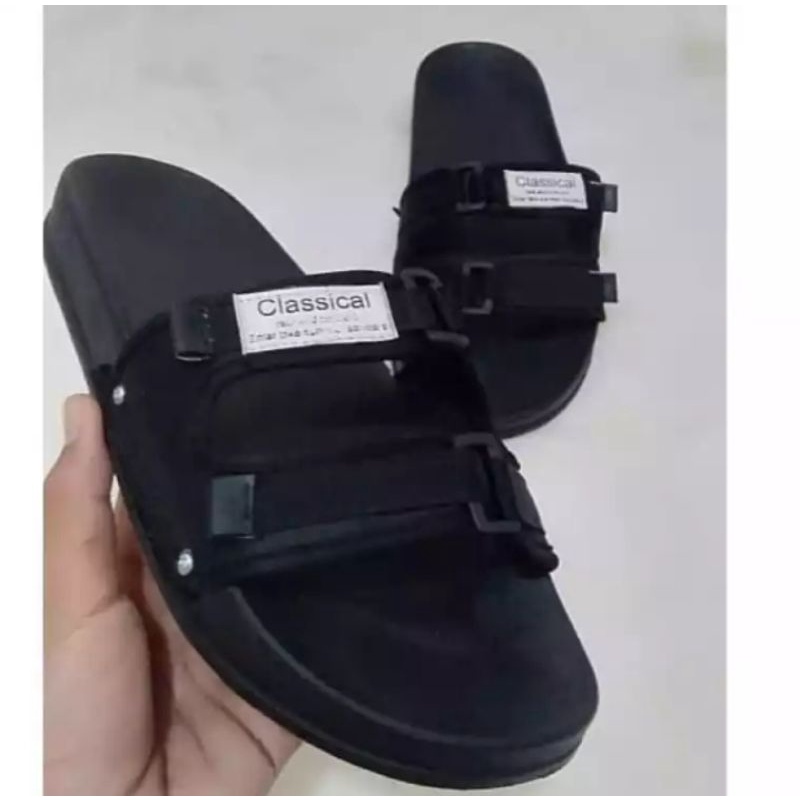 sandal slop pria dewasa classical 02/sandal pria slop original/sandal slide terkeren/sandal slop sol