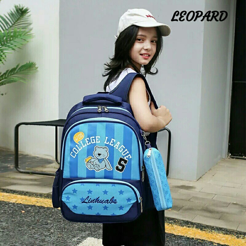 NQIABIS TAS RANSEL ANAK KARAKTER BERUANG TAS SEKOLAH ANAK PG PAUD TK SD SMP MURAH CEWEK COWOK