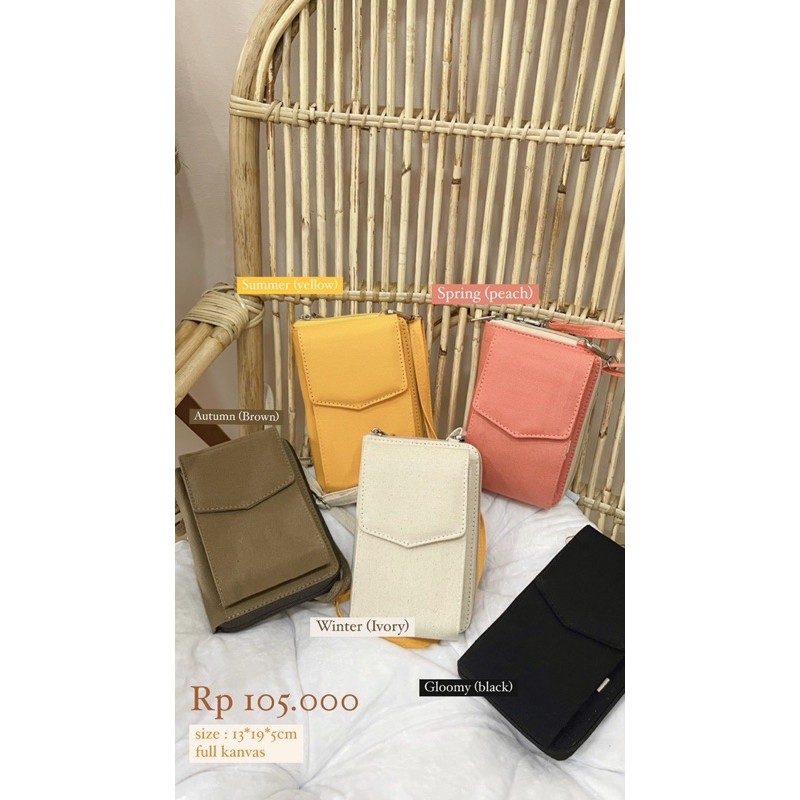 Namini Wallet Canvas Bag Korea / Dompet tas korea