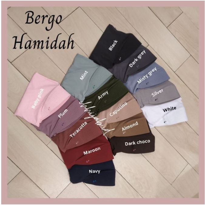 BERGO HAMIDAH JUMBO XL / BERGO INSTAN MURAH KERUDUNG JUMBO XL (FREE GIFT)