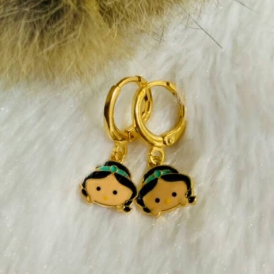 AOS Anting anak motif Jasmine Xuping asli