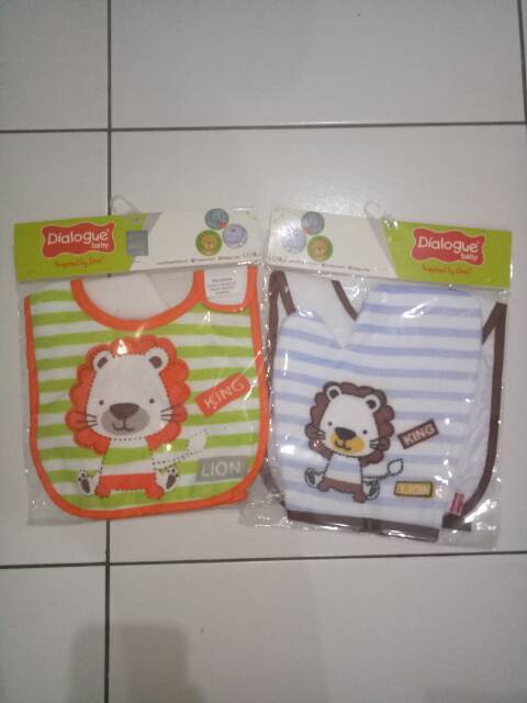 DGA3319 Dialogue Celemek Bayi + Washlap Print Bearies Series