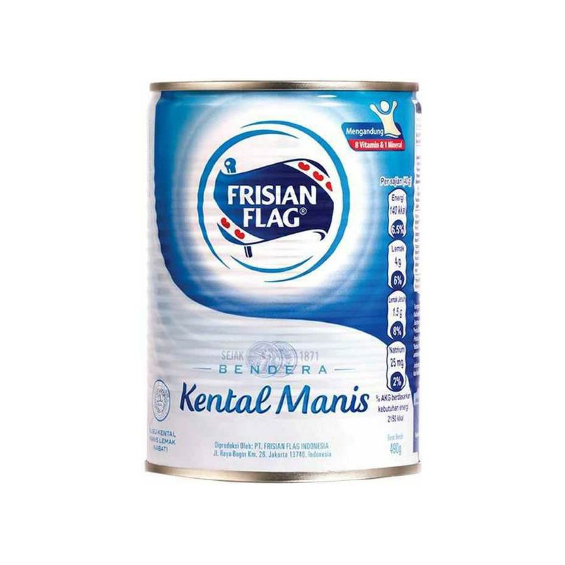 

Frisian Flag Kental Manis Putih 490G