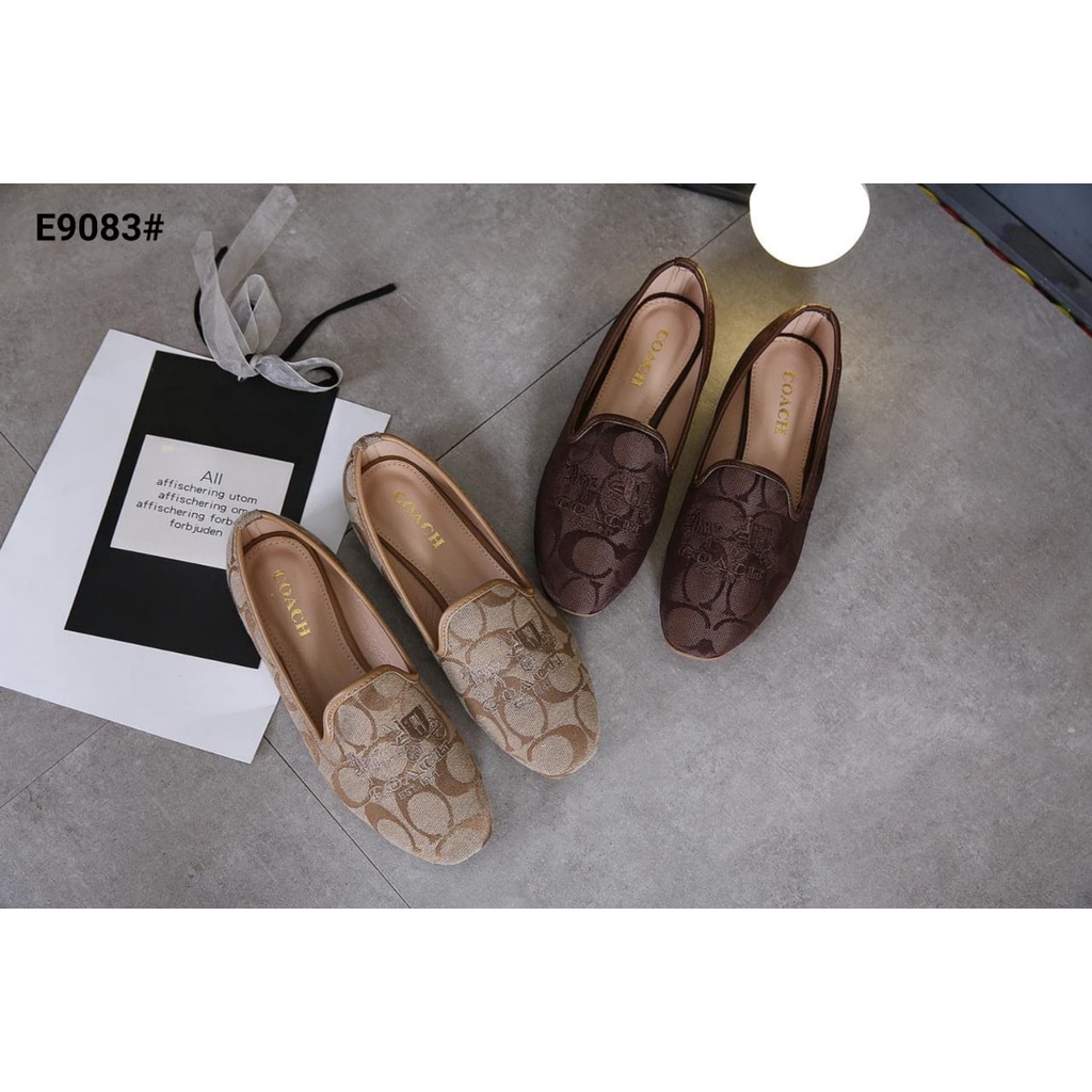Sepatu Coach Maccasin E9083  RFV 94  impor batam reseller murah wedges sport cantik sneakers shoes