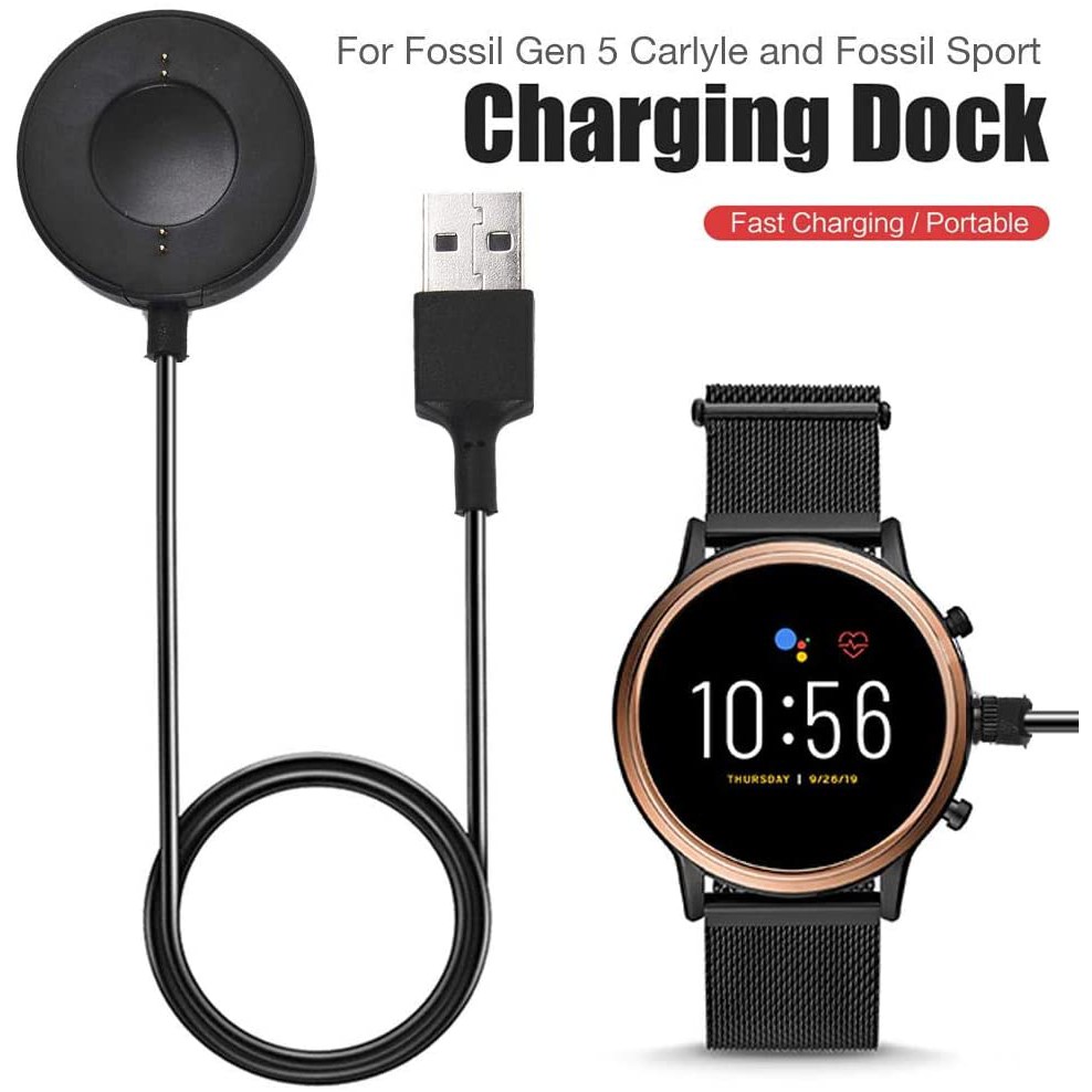 kabel charger smartwatch fossil