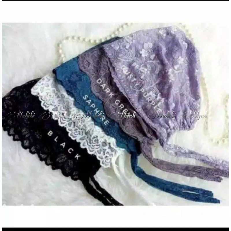 Ciput Brukat Tali / Ciput Tali Renda Ikat Belakang / Ciput Murah