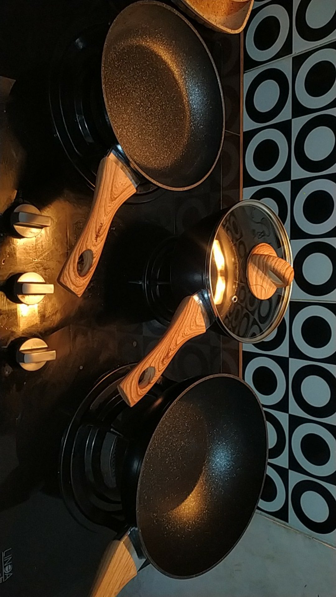 Frypan Frying Pan Saute Pan Teflon Penggorengan Marble Ceramic Anti Lengket 20 Cm Yoshikawa Classic