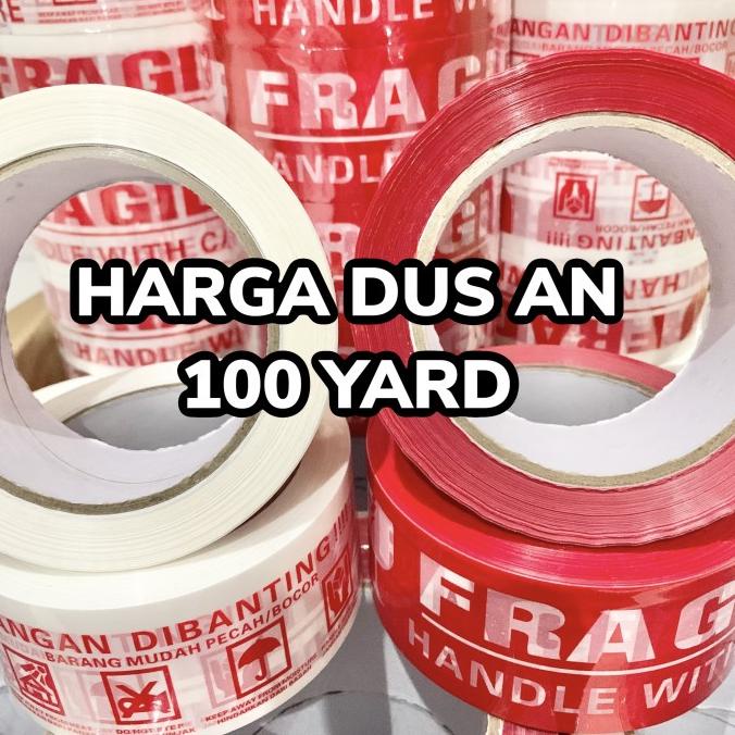 

Lakban Fragile Merah Putih 2" ( 48 Mm X 100 Yard) Murah Harga Dus An Termurah