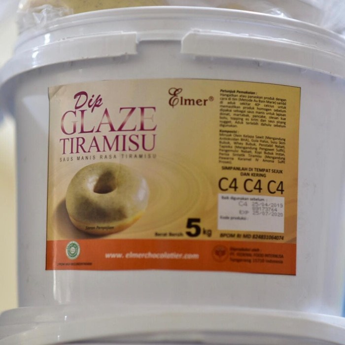 

Jual Elmer Dip Glaze Tiramisu C4 1Kg