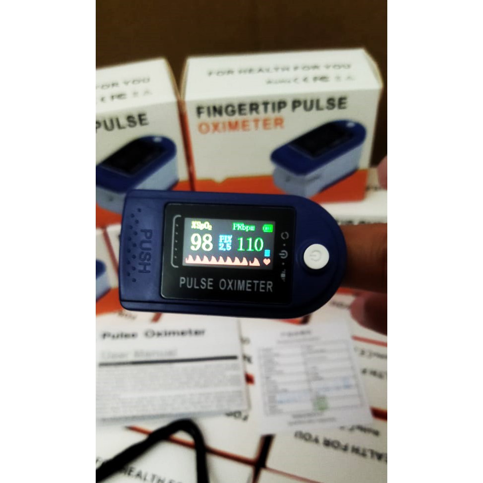 Pulse oxymeter oximeter Fingertip General care Omron Alat Ukur Kadar Oksigen New