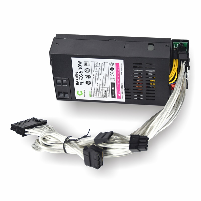 PREORDER METALFISH Flex-500W Modular Power Supply Small 1U Computer PSU Flex-ATX 500W ITX PC