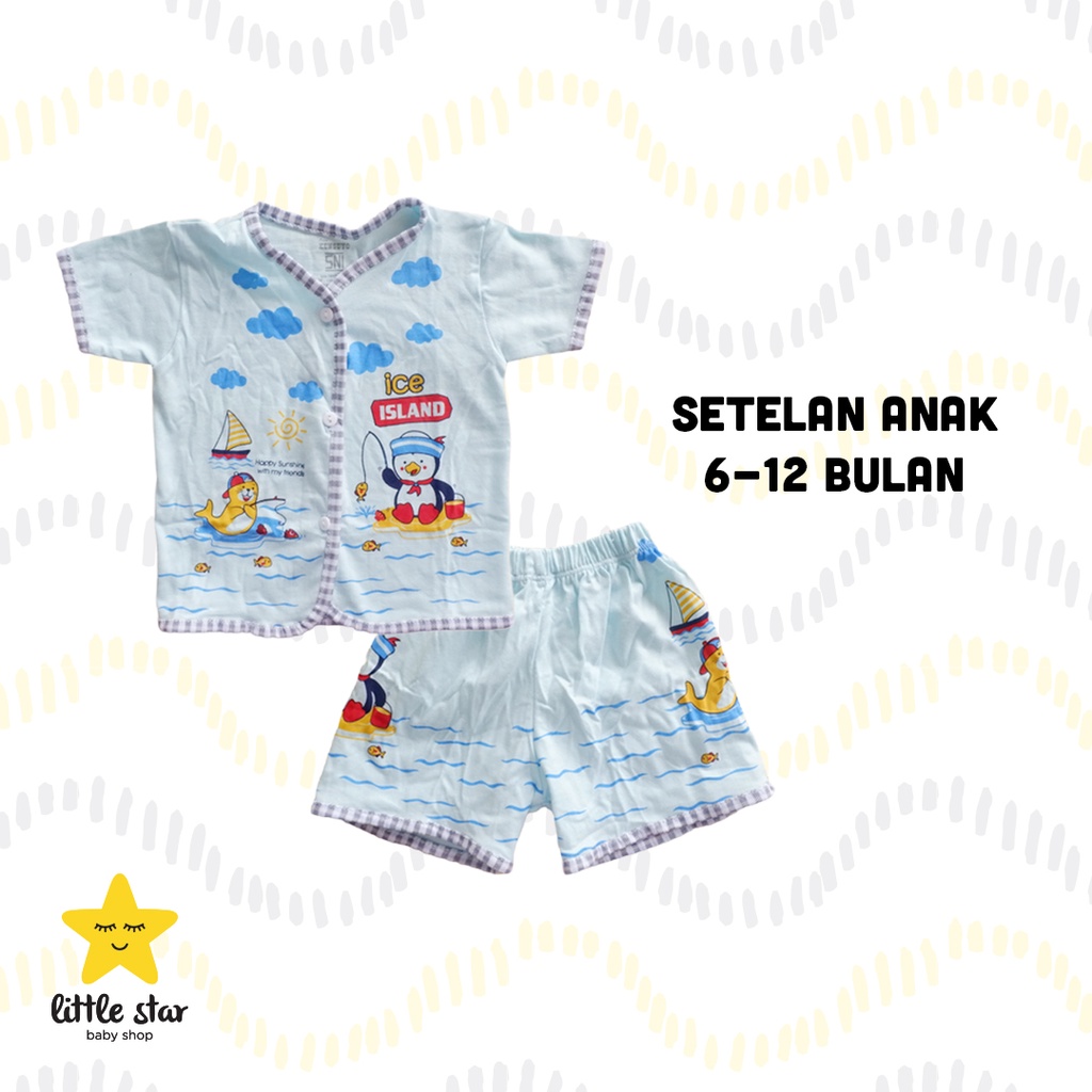 Kensuyo Baju Rumah Anak Bayi Cewek | Setelan Anak Bayi Cowok