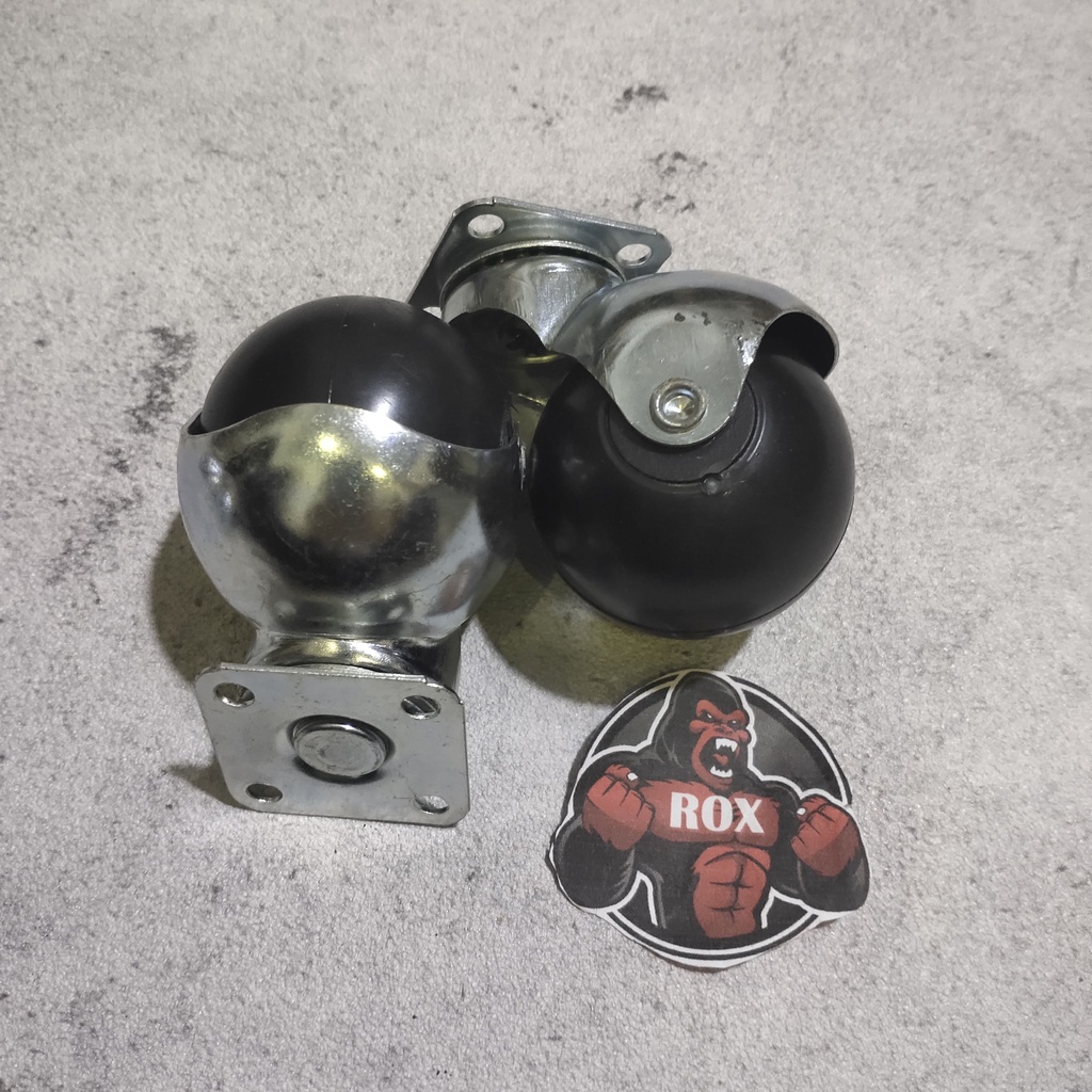 Roda Bulat 2 inch untuk Lemari Kursi Meja 1 set