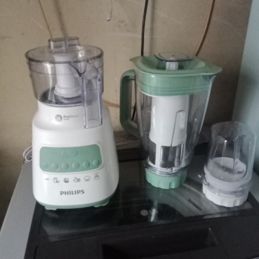 Blender Philips 2 Liter HR2223 HR 2223 4 in 1 Plastik Juicer Chopper Dry Mill