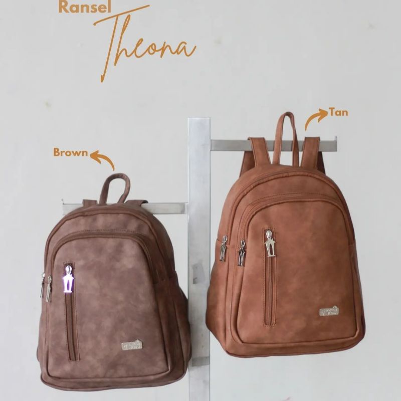 Tas Ransel Wanita RUMAH WARNA Backpack Theona