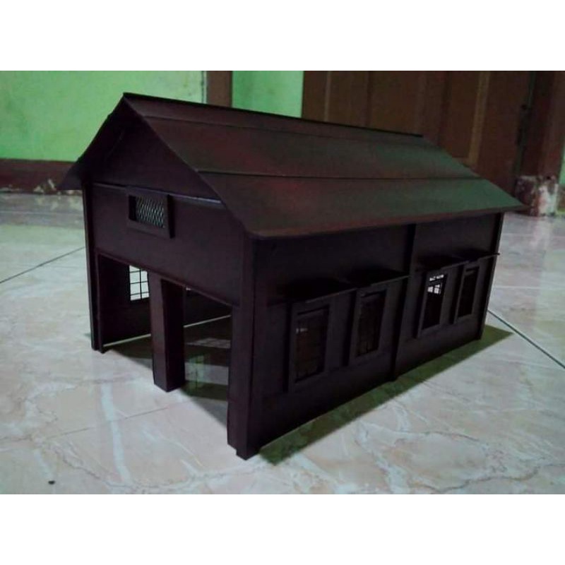 miniatur dipo kereta api skala ho