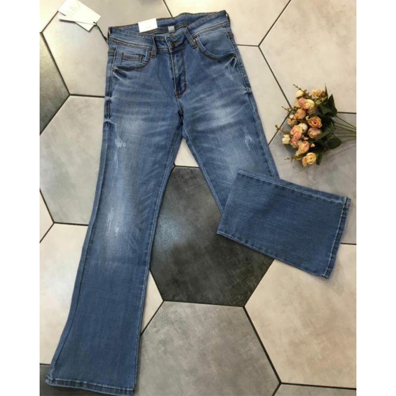 ZARA JEANS CUTBRAY CAKAR BLUEWASH 27 - 34