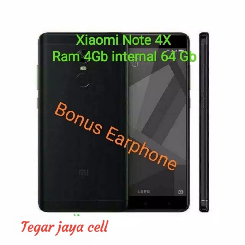 Hp xiomi Redmi NOTE 4X 4 Gb/64Gb free earphone