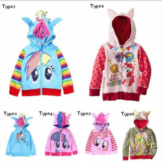 Jaket bayi little pony