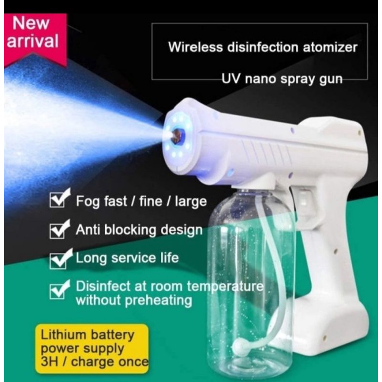 Semprotan Disinfektan elektrik spray gun wireless 800 ml