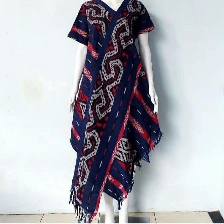 Tren Kekinian.. baju tenun wanita - baju tenun etnik - dress tenun modern - dress etnik modern - dre