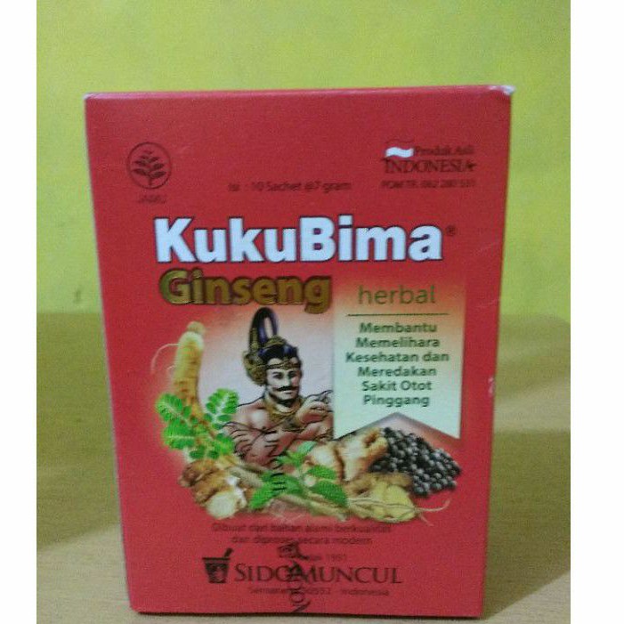 

KUKU BIMA GINGSENG ISI 10 SACHET