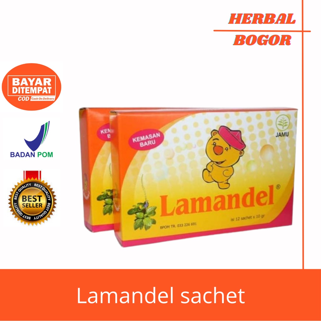 

Lamandel Obat Tenggorokan Amandel LAMANDEL KEMASAN SACHET | Obat Amandel