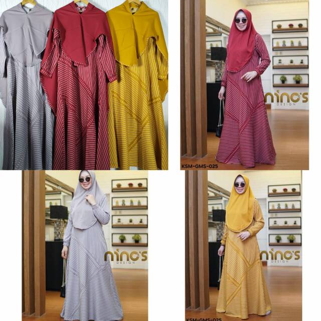 By Ninos syari kode 025 gamis Termurah