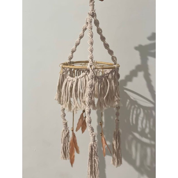 READY STOK) macrame macrame mainan gantung baby / macrame wall hanging