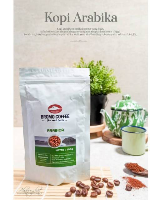 

Kopi Bubuk ARABIKA Kopi Hitam Bromo Coffee
