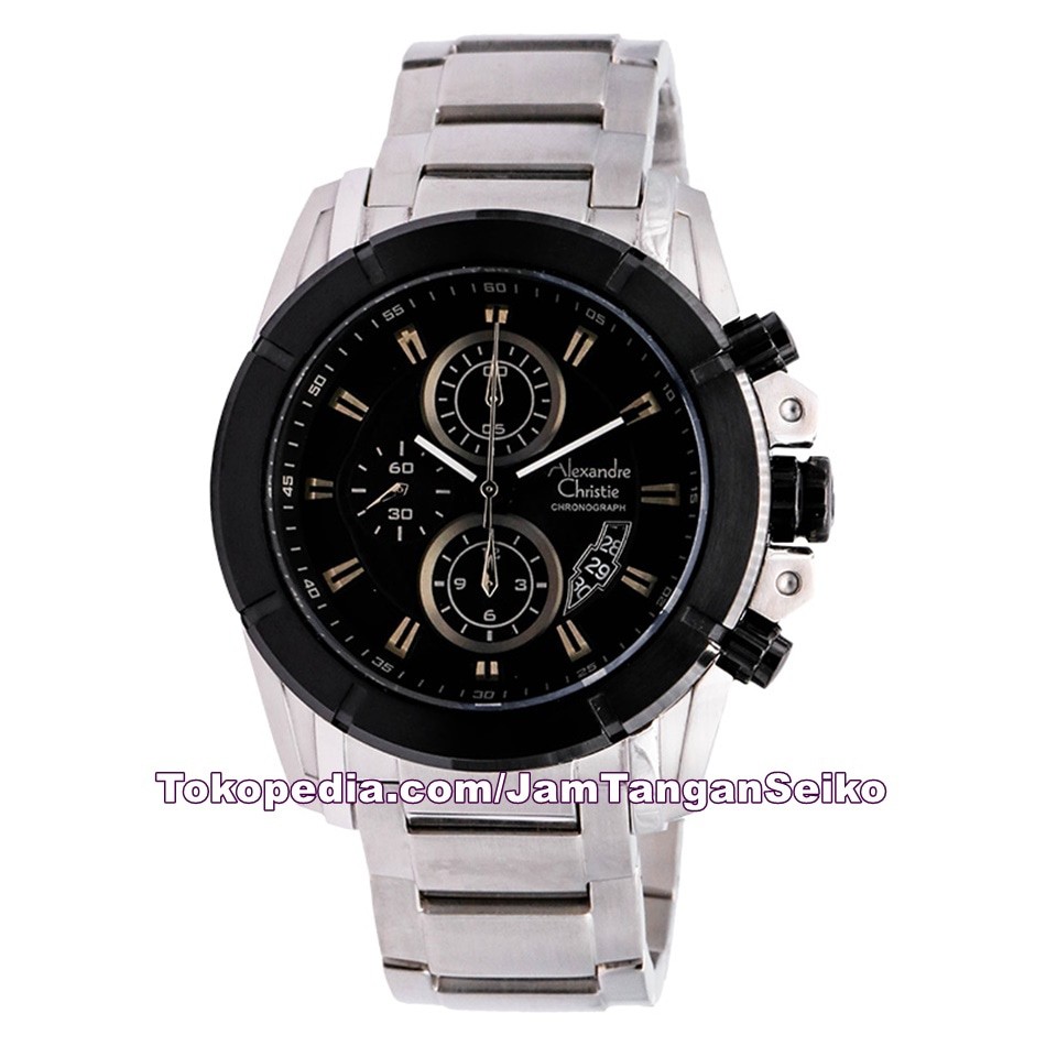 Jam Tangan Pria Alexandre Christie AC 6226 MC BTBBA Original Stainless