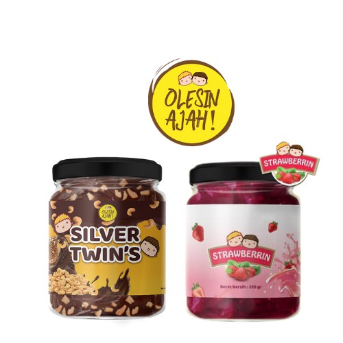 

Promo OlesinAjah Selai Silver Twins 200Gr + Strawberrien 200Gr