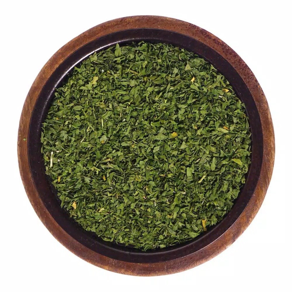 

DRY PARSLEY FLAKE IMPORT USA 50 GRAM - KUALITAS PREMIUM HALAL - DRIED - KERING - GRANULES