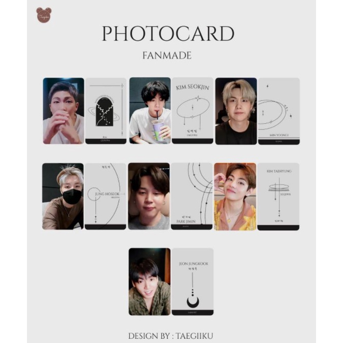 PHOTOCARD LIVE BTS & BUTTERFUL UNOFF