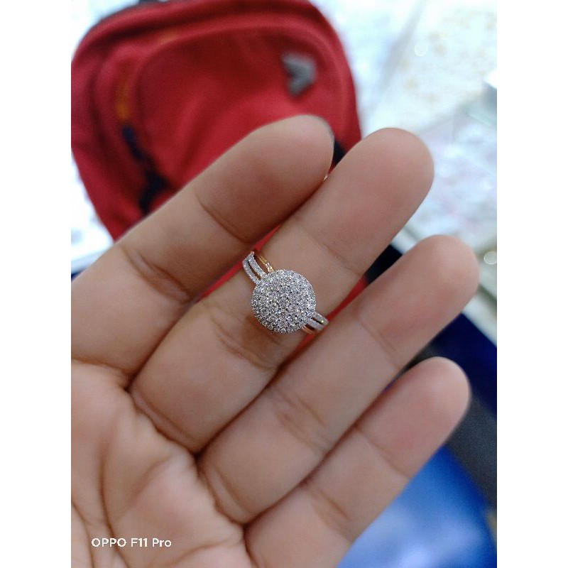 Cincin bulat berlian eropa murah kdfb