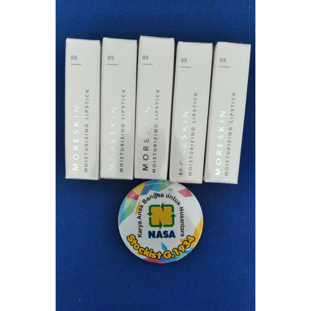 Moisturizing lipstik 05 merah bata terbaru Nasa