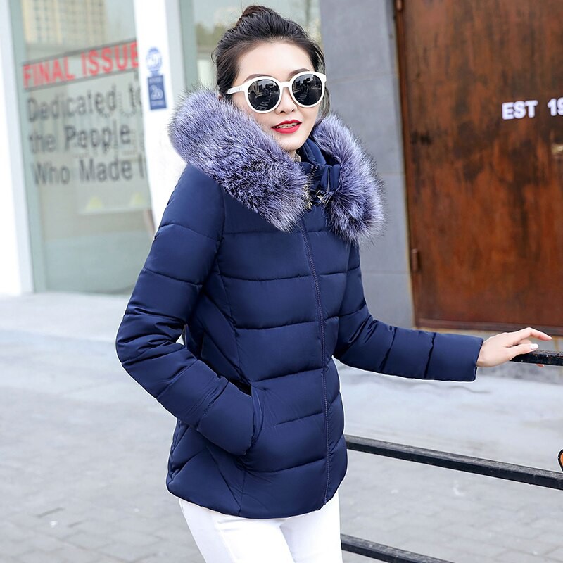 womens blue winter jacket