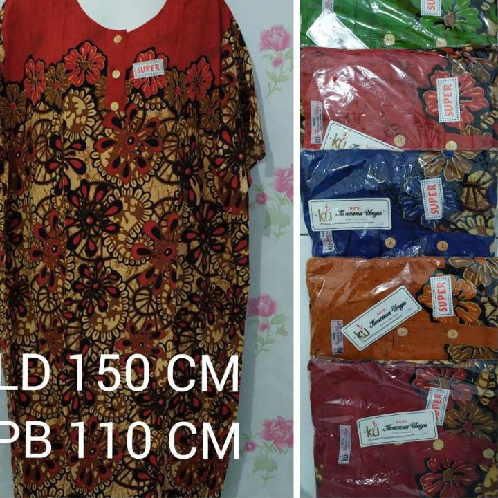 ☇ DASTER JUMBO L5 SUPER BATIK KENCANA UNGU LABEL PUTIH ➲