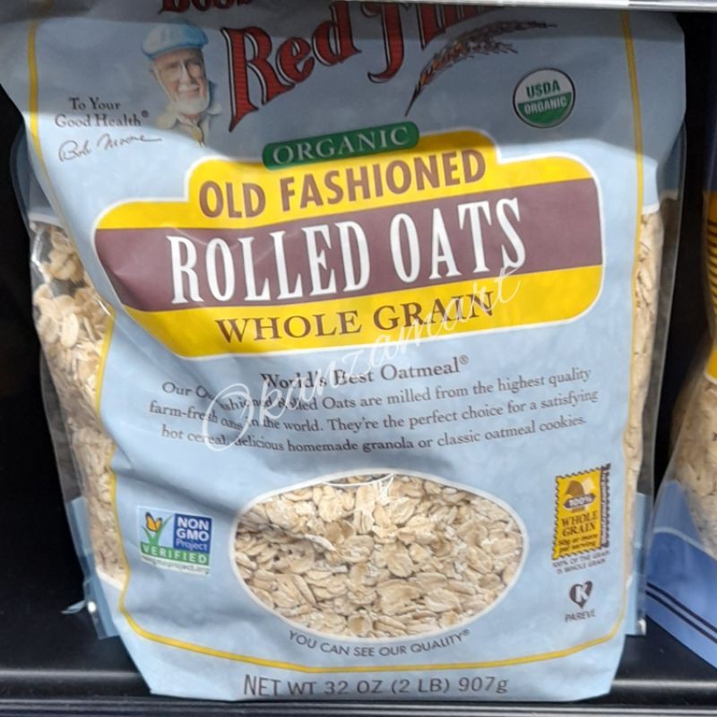 

Bob'S Bobs Red Mill Organic Rolled Oats Whole Grain 907Gr
