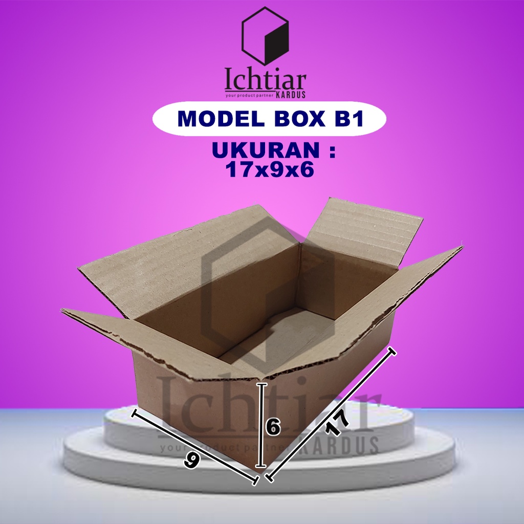 

Karton / Kardus / Box Packing Ukuran 17x9x6 Cm