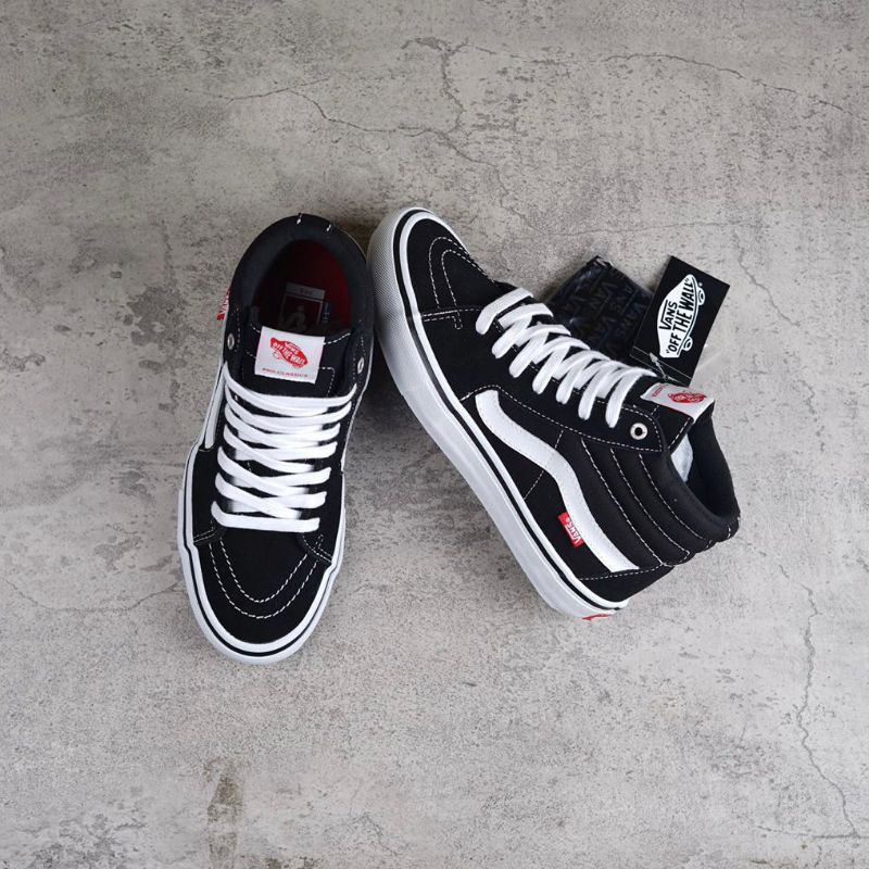 Vans Sk8 Hi PRO Black White