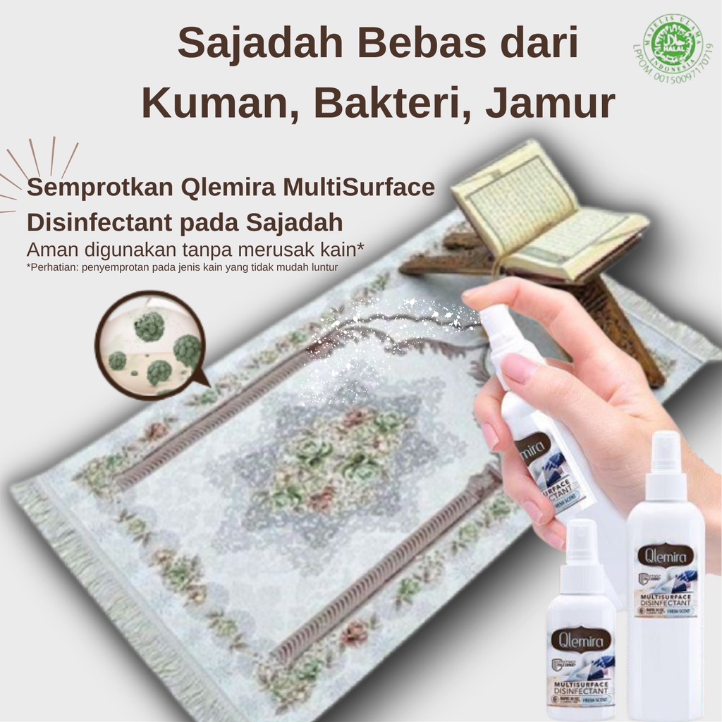 Makarizo Qlemira Antibacterial Hand Sanitizer 235 ml-4