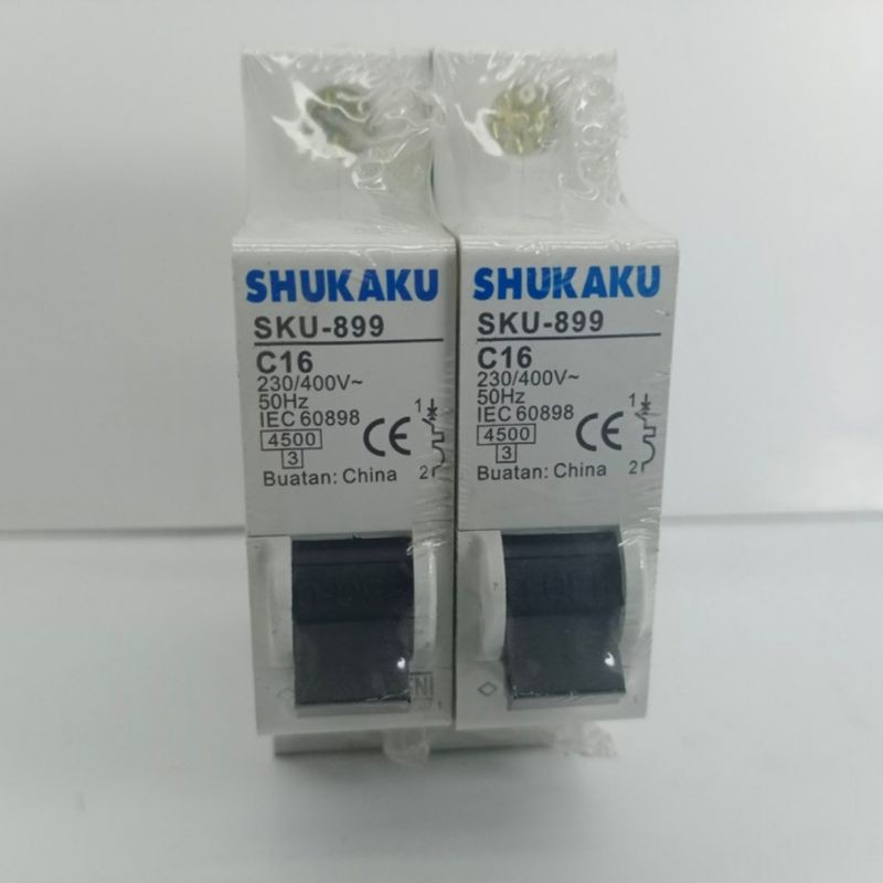 MCB Shukaku 16A 1phase breaker 220v c16