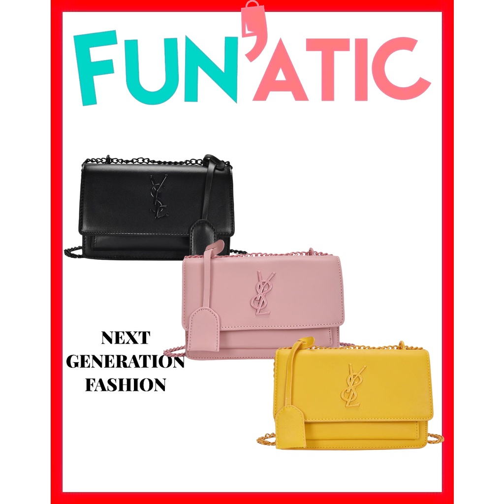 Funatic Tas Selempang Wanita Import Fashion Korea Uk21.5 X 6 X 14.5cm FA961