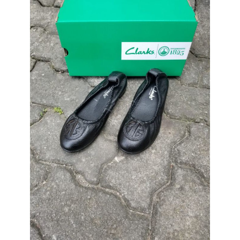 Sepatu Clarks flat ring bulet / Sepatu clarks flat