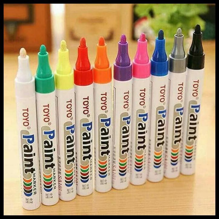 

Spidol Ban toyo paint marker Sa101 original import E012 - Putih FREE ONGKIR