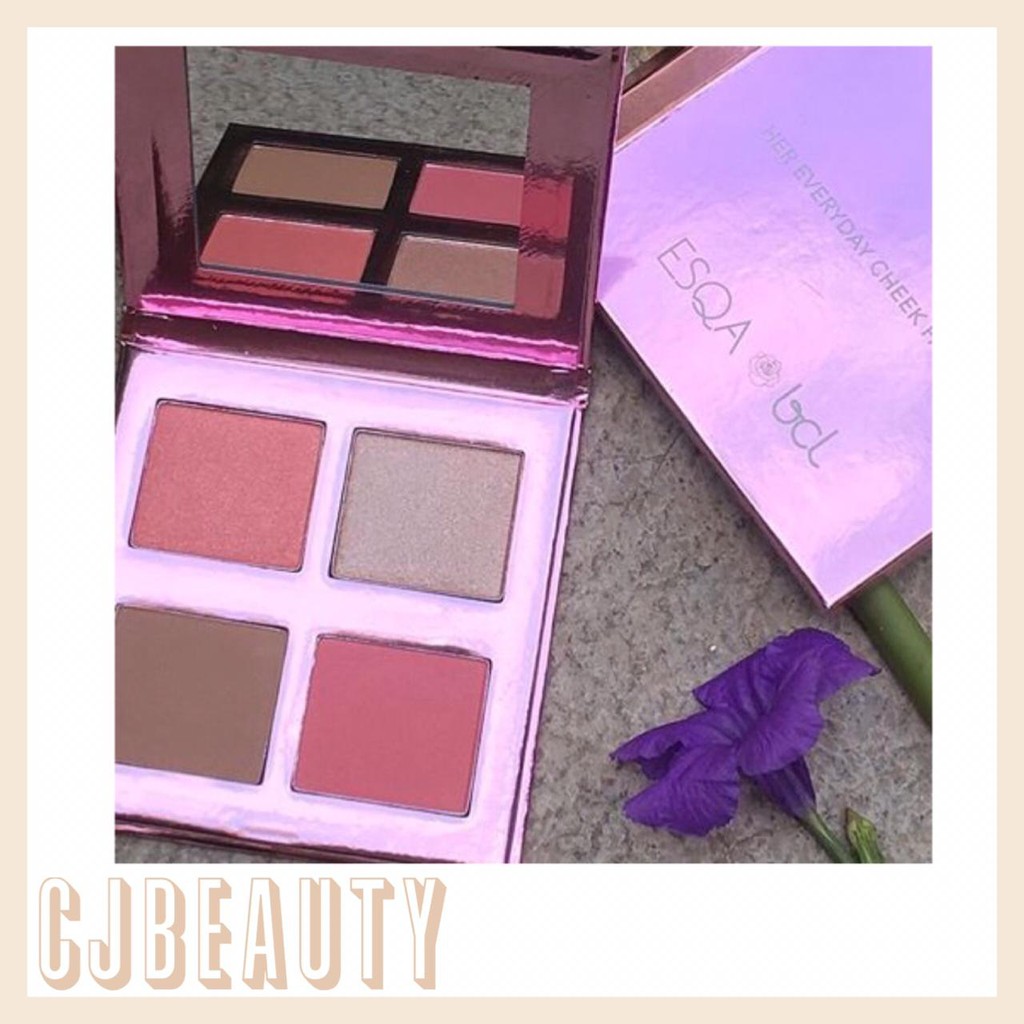 ESQA Her Everyday cheek pallete - ESQA X BCL - Original - ESQA The Goddess Cheek Palette