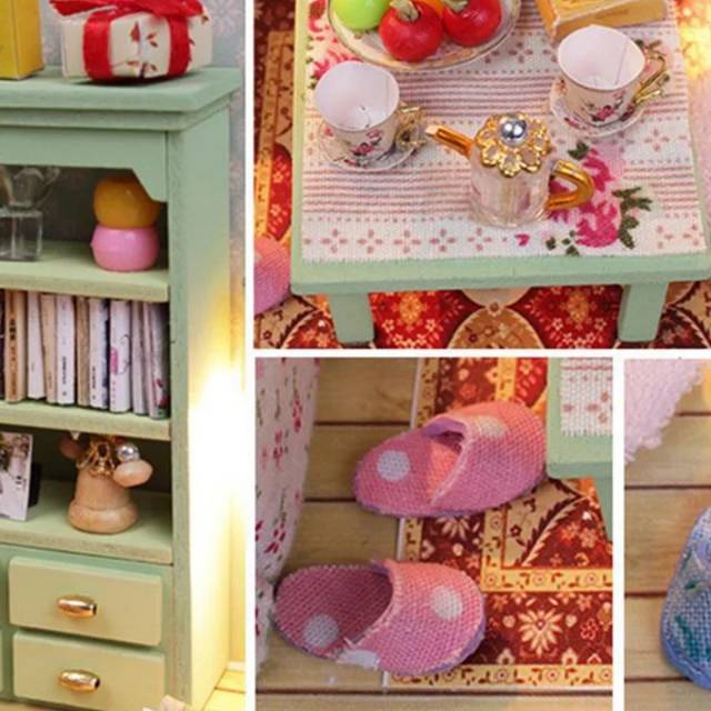 DIY ruangan mini cantik Family room M012